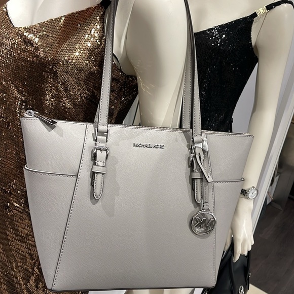 MICHAEL KORS CHARLOTTE LARGE TOP ZIP  Tote bag - Picture 15 of 16